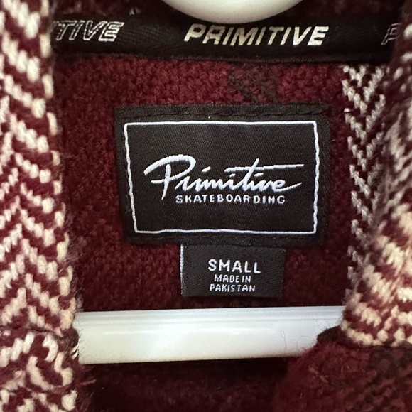 Primitive Burgundy Baja Hoodie ~ Small - Picture 5 of 8